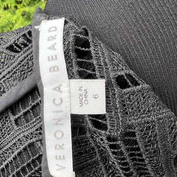 Veronica Beard Black Lace top size 6 - Picture 7 of 10